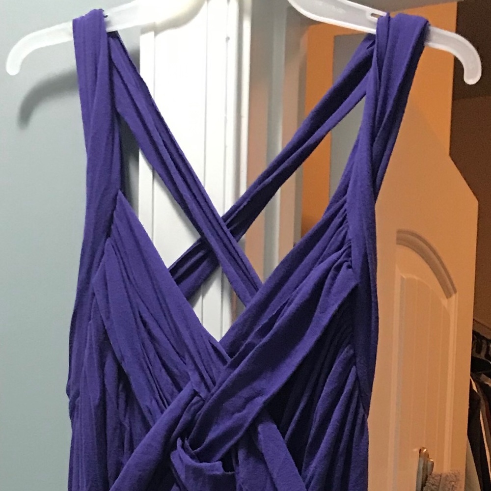 Maternity Sleeveless Maxi Dress—Size L